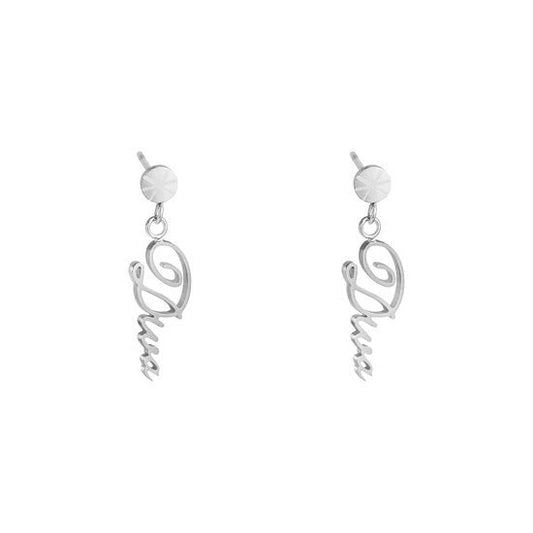 Oorbellen Diva - zilver - Medase