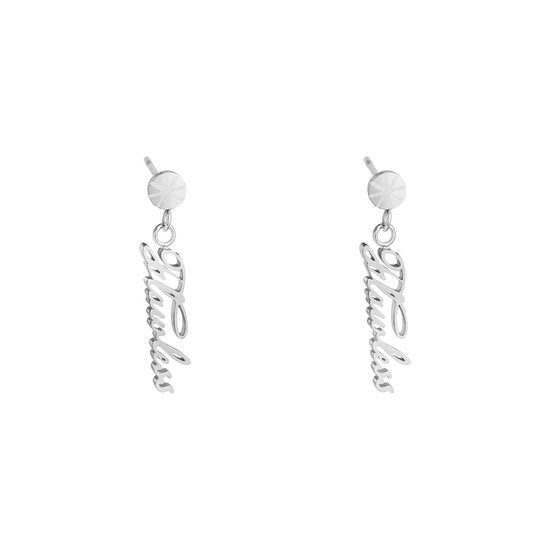 Oorbellen flawless - Zilver - Medase