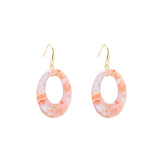 Oorbellen splash - Roze - Medase