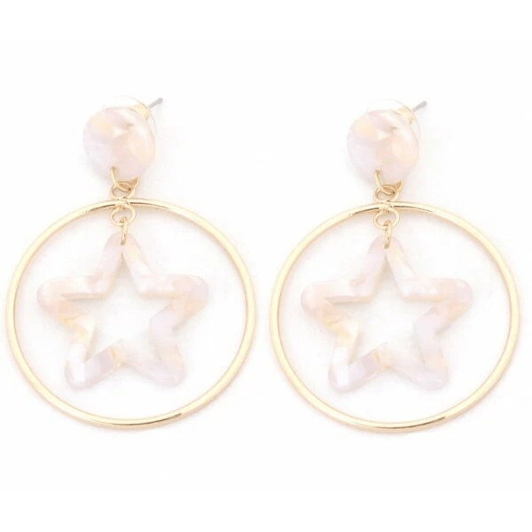 Oorbellen stary - Goud - Medase