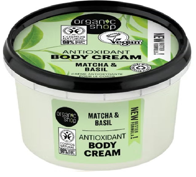Organic Shop Matcha & Basil Antioxidant Body Cream
