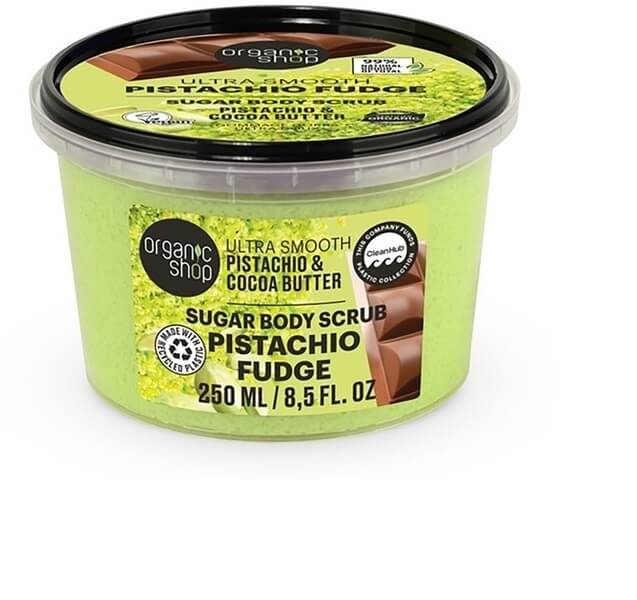 Organic Shop Pistachio Fudge Sugar Body Scrub 250 ml - Medase