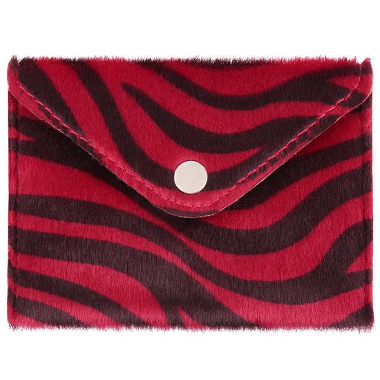 Pasjes portemonnee zebra - Rood - Medase