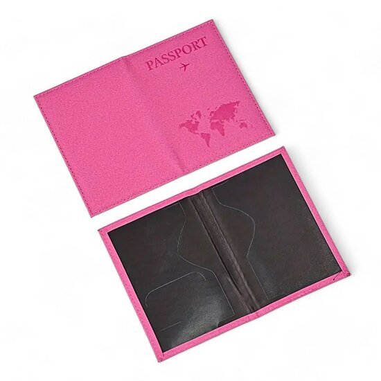 Paspoort hoesje basic - Roze - Medase