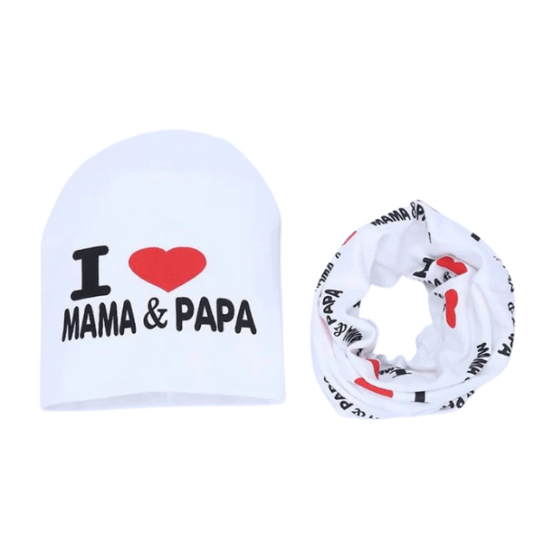 Peuter setje - Love white - Medase