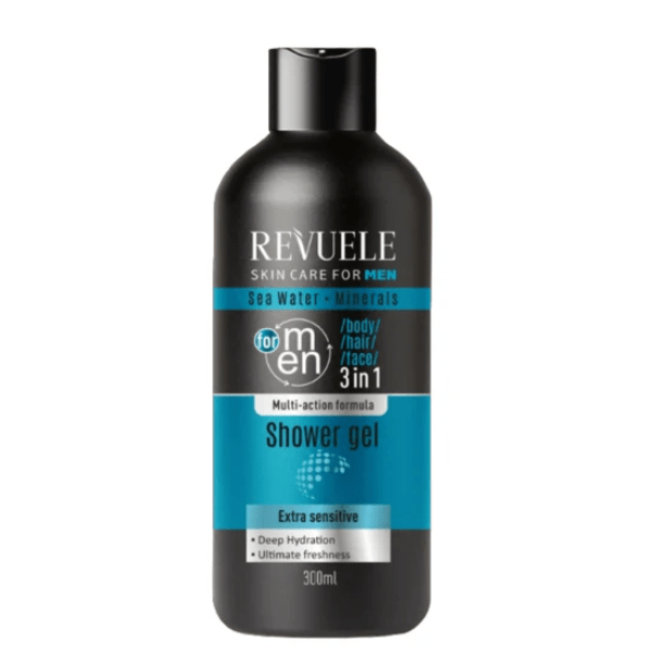 Revuele skin care for men 3in1 douche gel - Medase