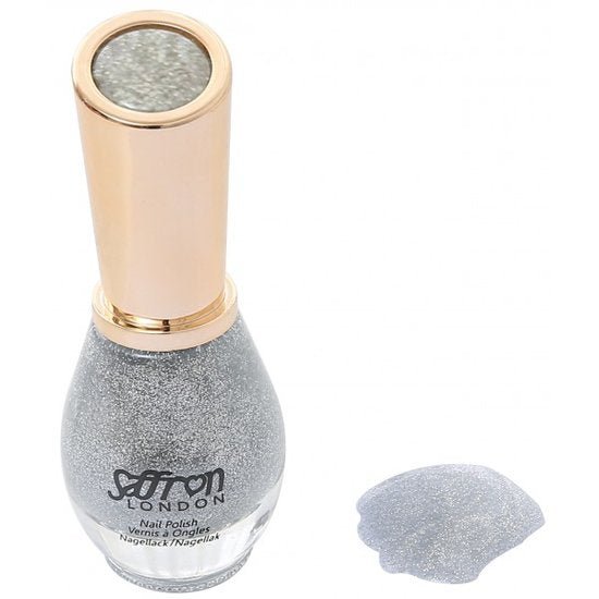 Saffron nagellak - 63 Silver glitter - Medase