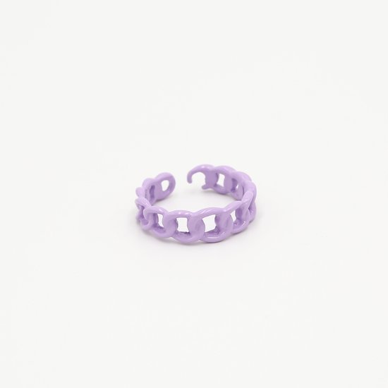 Schakel ring - Paars - Medase