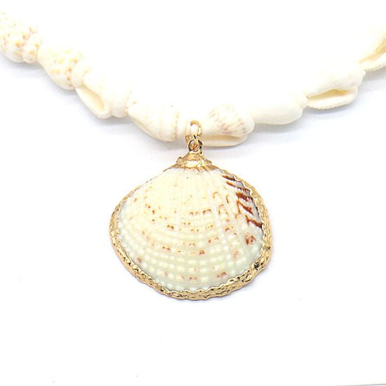 Schelp ketting met hanger - Medase