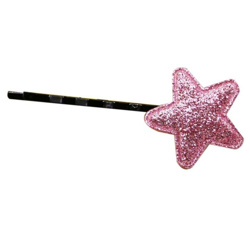 Schuifspeldjes glitter ster - Div kleuren - Medase
