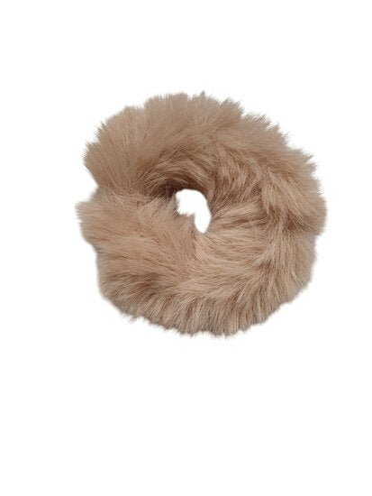 Scrunchie haarelastiek bont - Div kleuren - Medase