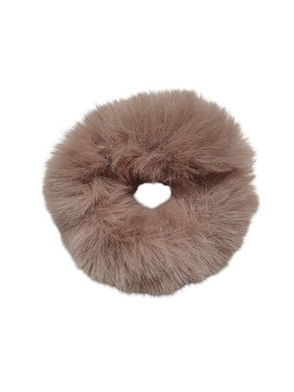 Scrunchie haarelastiek bont - Div kleuren - Medase