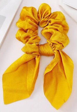 Scrunchie met strik - Div kleuren - Medase