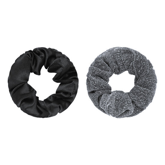 Scrunchie set glitter - Zwart - Medase