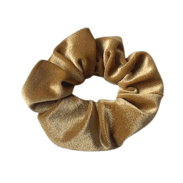 Scrunchie velours - Okergeel - Medase