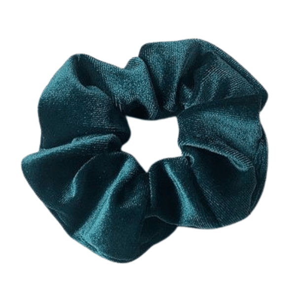 Scrunchie velours - Petrol - Medase
