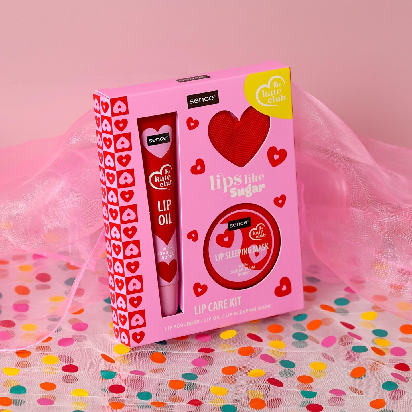 Sence Lip Care Kit – lip scrub, lip oil & sleeping mask - Medase