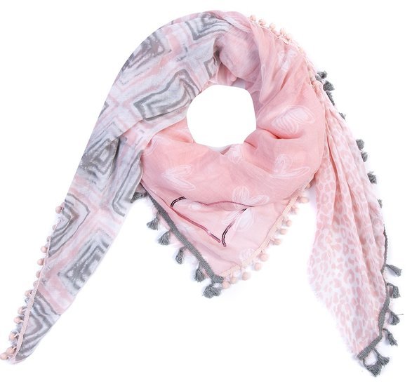 Sjaal hearts - Roze - Medase