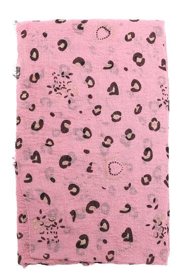 Sjaal panter - Roze - Medase