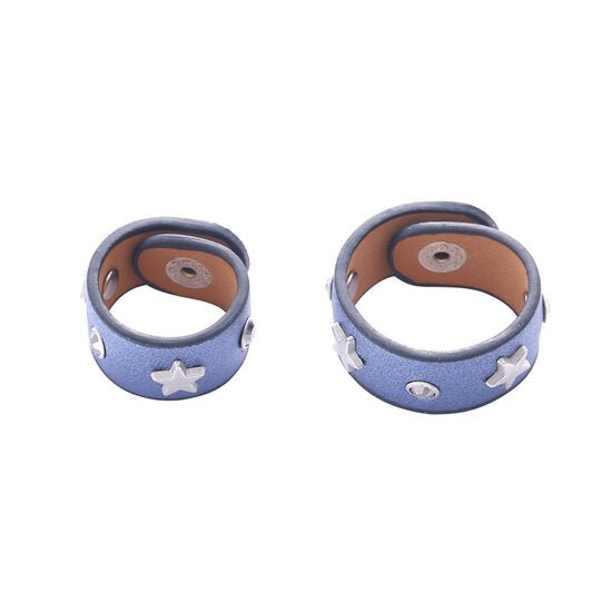 Sjaal riempjes stars/strass - Blauw - Medase