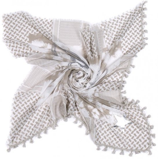 Sjaal stars/peace - Beige - Medase