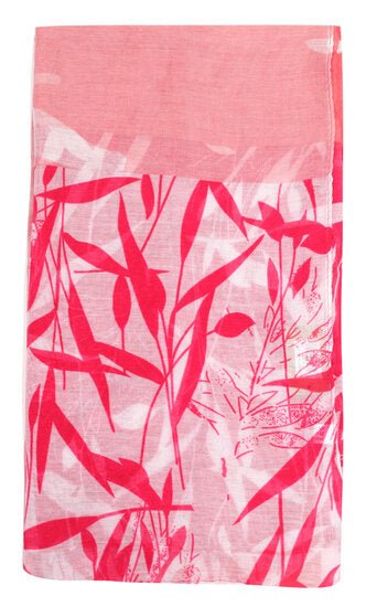 Sjaal summer leaves - Roze - Medase