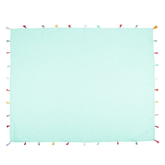 Sjaal "tassel" groen - Medase