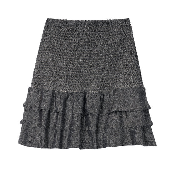 Skirt festive grijs - Maten S - M - L - Medase