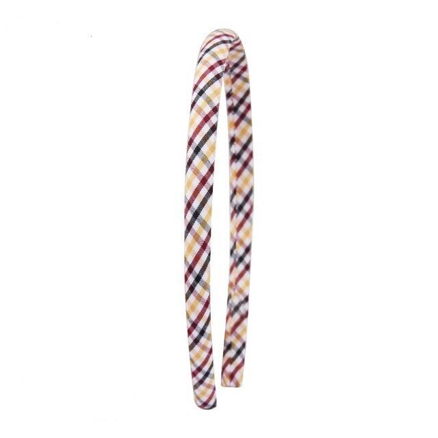 Stoffen haarbanden ruitjes - Div kleuren - Medase