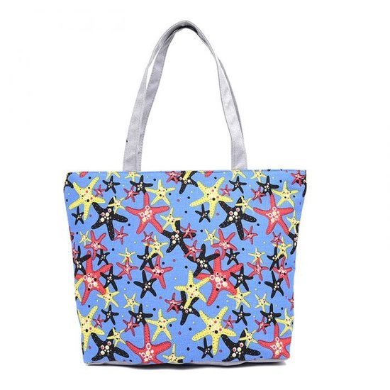 Strandtas zeester Blauw - Medase