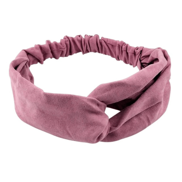 Suedelook haarband - Roze - Medase