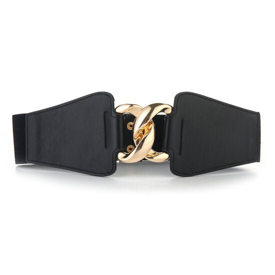 Taille riem gouden schakel - Zwart - Medase