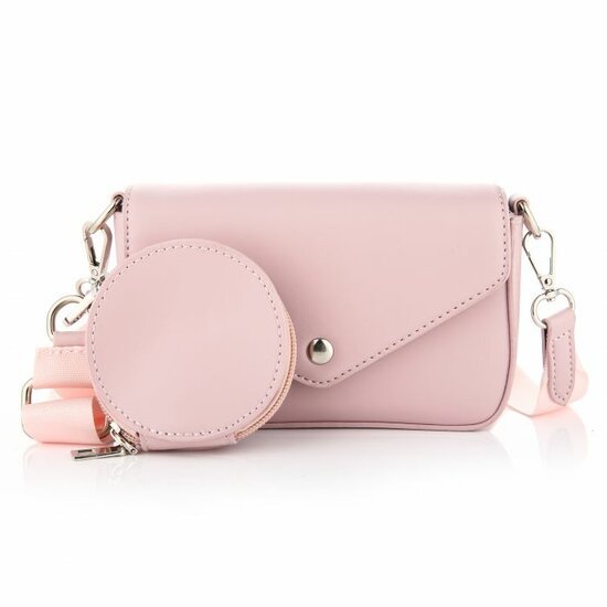 Tas met coin purse - Roze - Medase