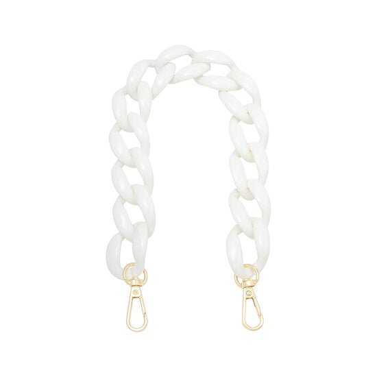 Tas riem / bag strap chain - Wit - Medase
