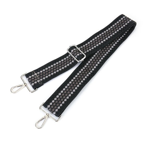 Tas riem / bag strap doty - Zwart - Medase