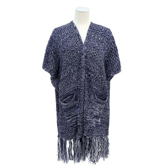 Vest tassels - Blauw - Medase