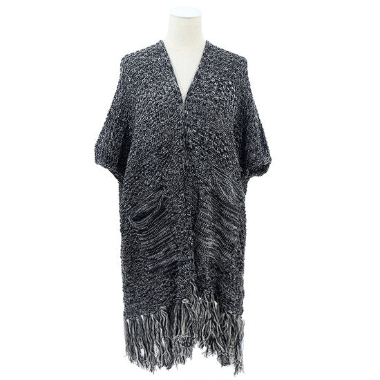 Vest tassels - Zwart - Medase
