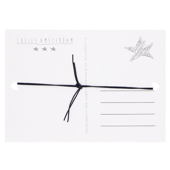 Wenskaart met armband - You are a hot tea / Zwart - Medase