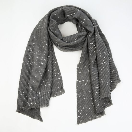 Wintersjaal silver spots - Grey - Medase