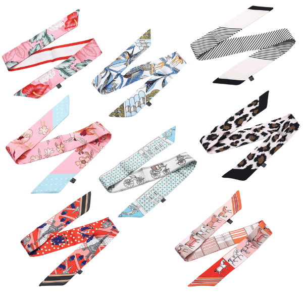 Twilly Sjaal voor Haar, Hals en Tas - Diverse Prints