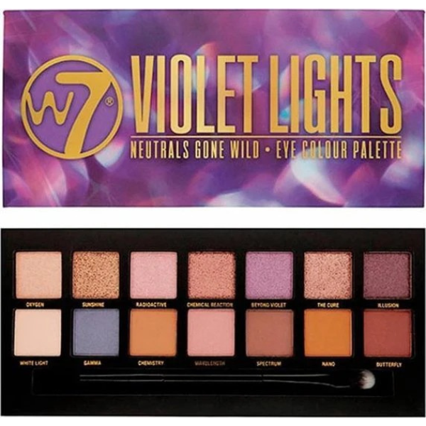 W7 Violet lights eyeshadow palette