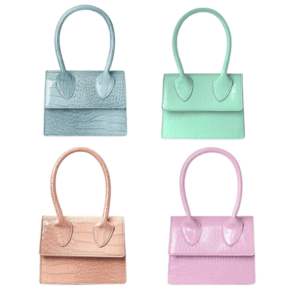 Fashonista Bag - PU Leather Crocodile Look