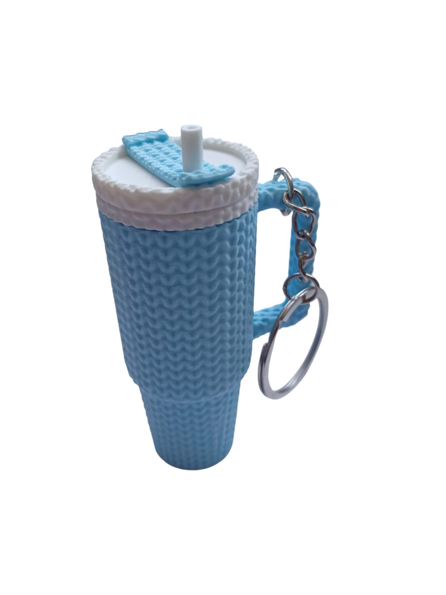 3D-geprinte beker sleutelhanger lichtblauw - Medase