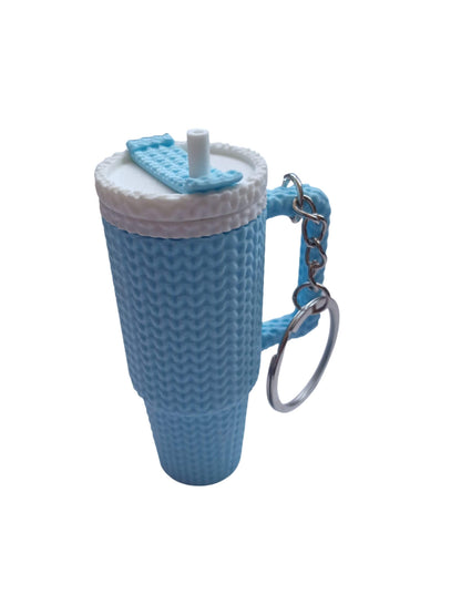 3D-geprinte beker sleutelhanger lichtblauw - Medase