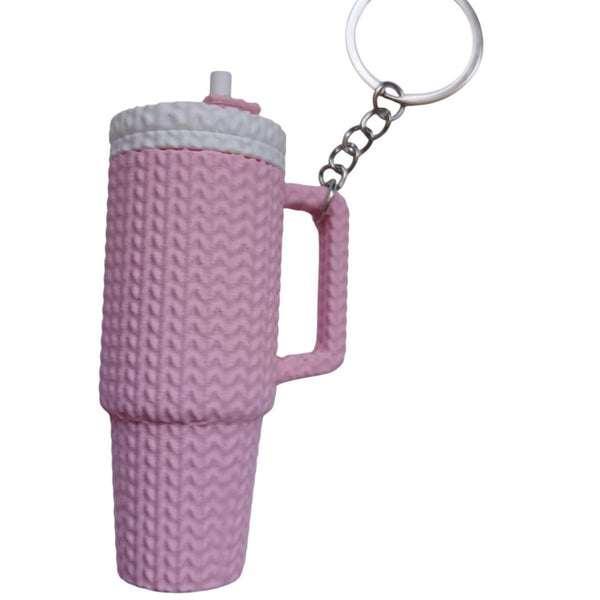 3D-geprinte beker sleutelhanger roze - Medase