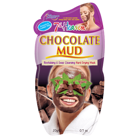 7th Heaven Chocolate Mud Mask met cacao en sheaboter