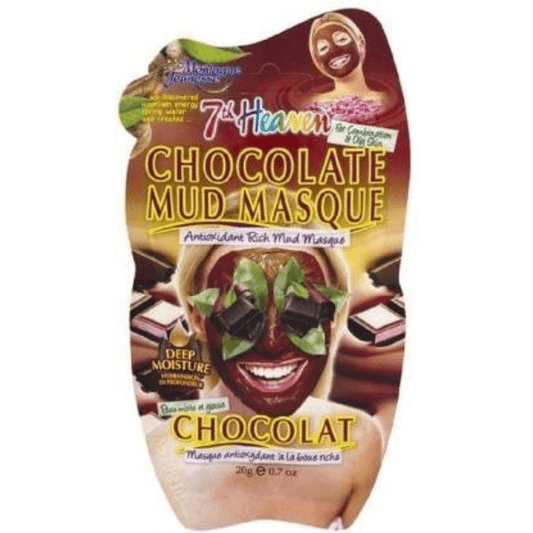 7th Heaven Chocolate Mud Masque met cacao en sheaboter