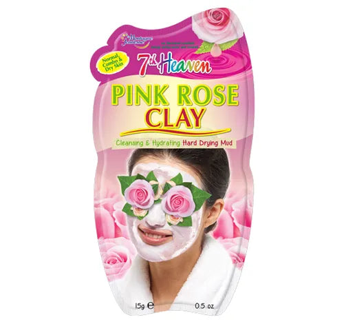 7th Heaven Pink Rose Clay gezichtsmasker