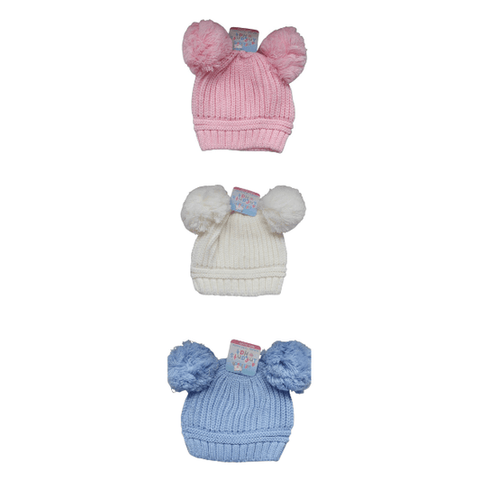 Baby Wintermuts - Soft Touch Pompom Beanie- Div kleuren