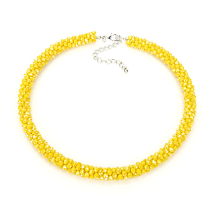 Sparkle Kralen Ketting - Facet Beads - Div kleuren